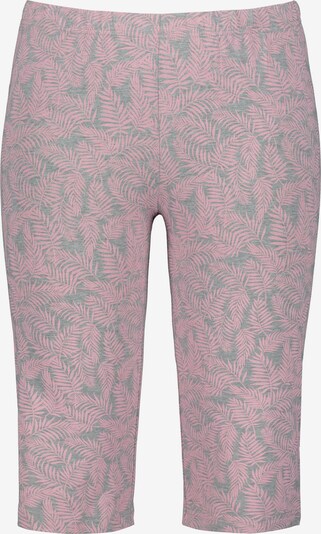 Ulla Popken Broek in de kleur Grijs / Lichtroze, Productweergave