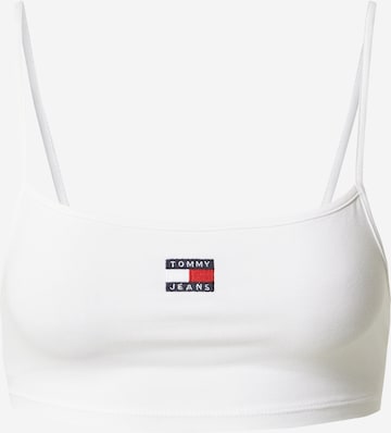 Tommy Jeans Top in White: front