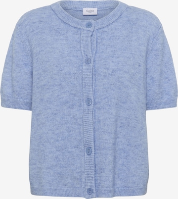 SAINT TROPEZ Strickjacke 'Zanett' in Blau: Vorderseite