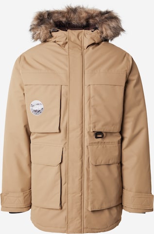 Parka mi-saison 'JJSTAR PARKA' JACK & JONES en beige : devant