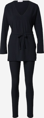 Femme Luxe Spodnie do garnituru 'FERNANDA' w kolorze czarny: przód