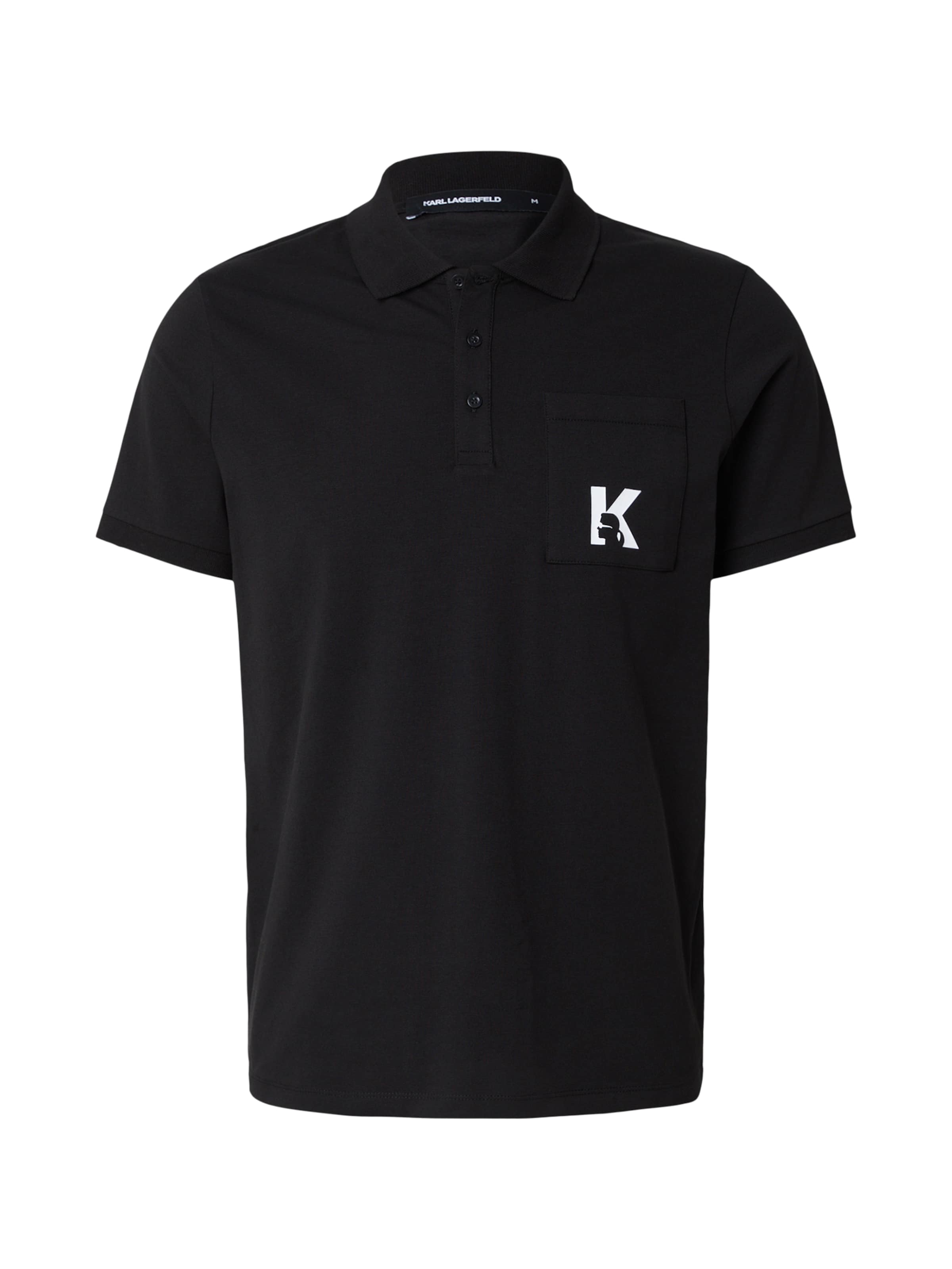 Karl Lagerfeld - Camiseta en negro: frente