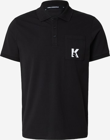 Karl Lagerfeld - Camiseta en negro: frente