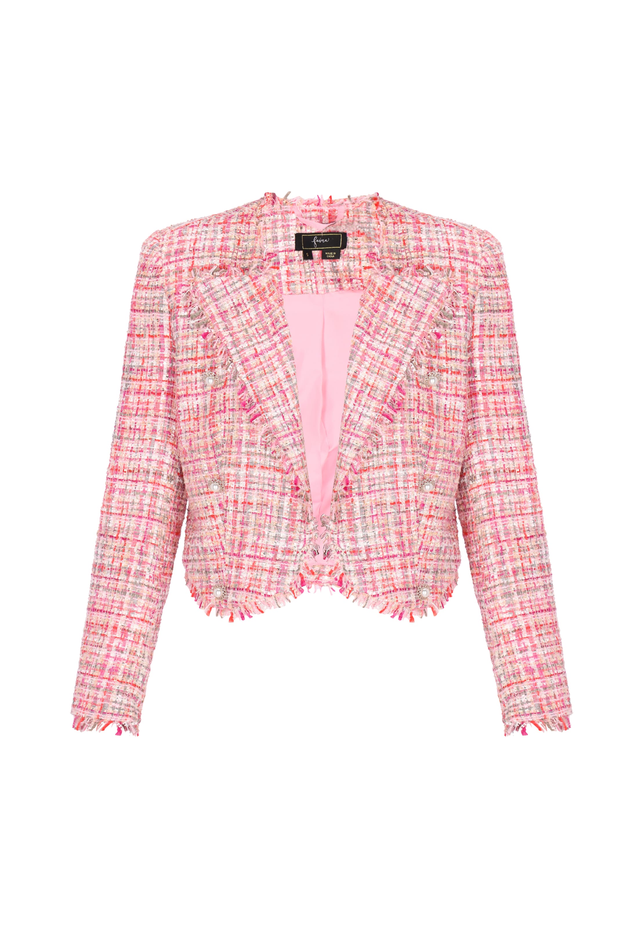 faina Blazers in Roze: voorkant