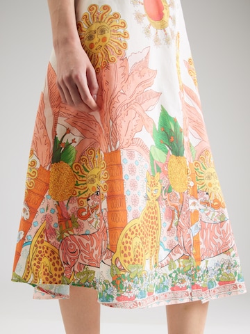 Abito estivo 'Jungle' di MORE & MORE in bianco