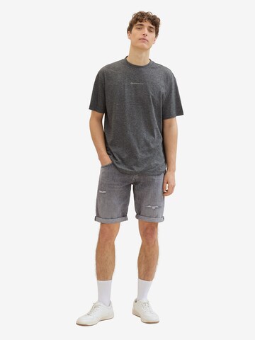 TOM TAILOR DENIM Regular Shorts in Grau