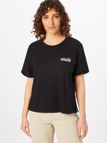 T-shirt Dondup en noir : devant