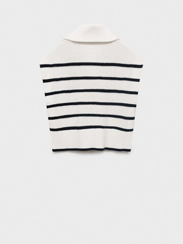 Pull-over 'ELISE' MANGO KIDS en blanc