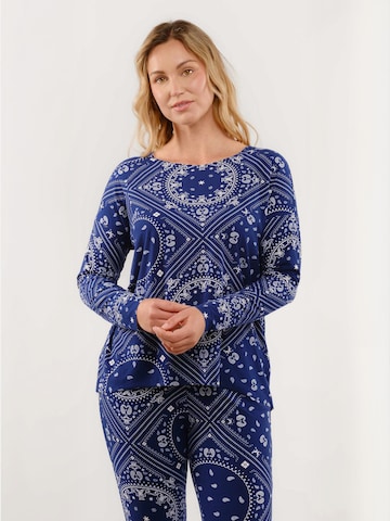 Maglietta ' ALMA ' di Liberte Essentiel in blu: frontale
