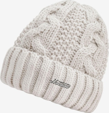 Neverless Beanie 'Model 36937' in White: front