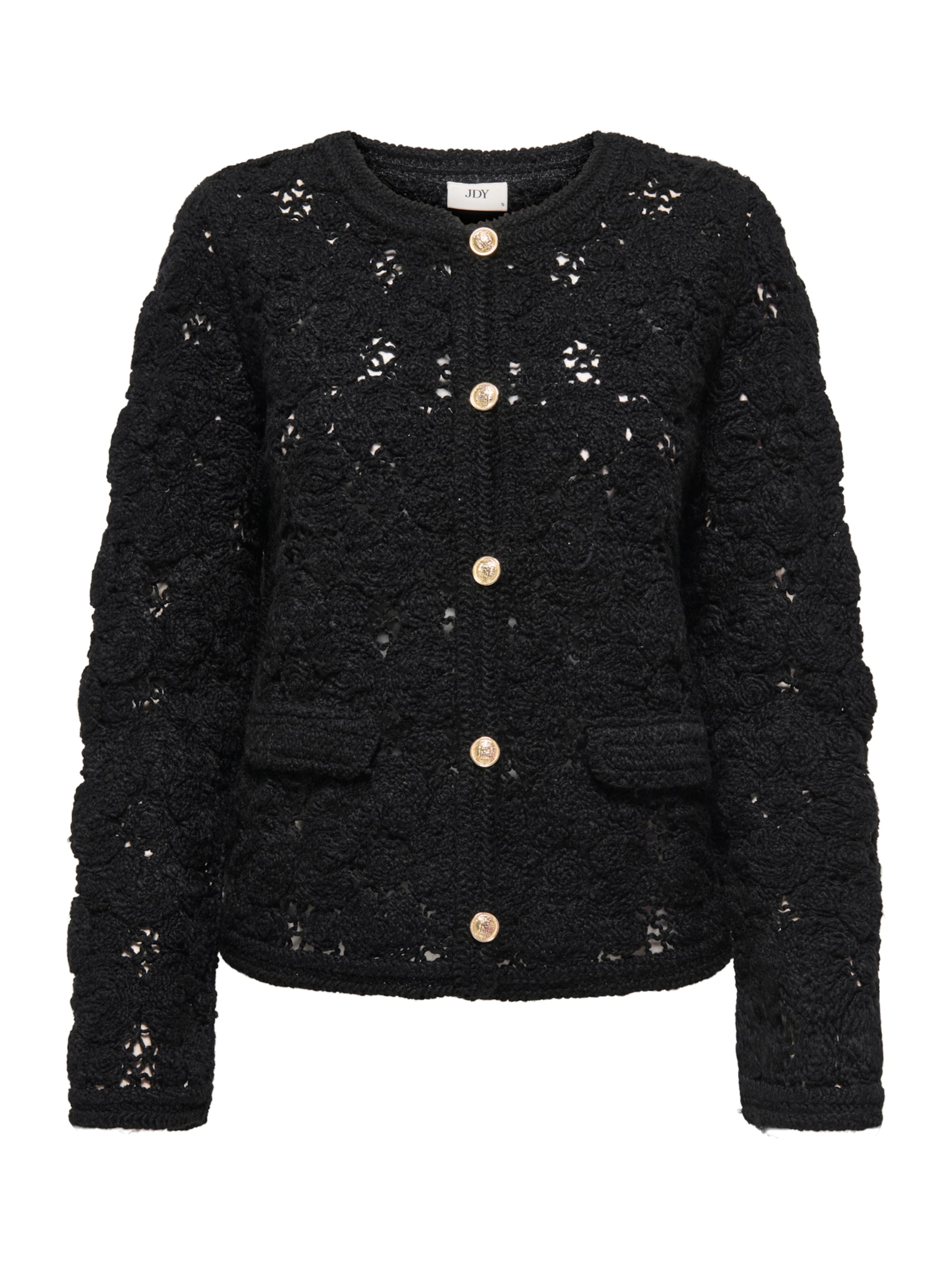 JDY Вязаная кофта 'JDYEmile' в Черный: спереди