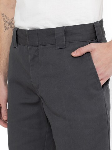 DICKIES Regular Trousers with creases in Grey