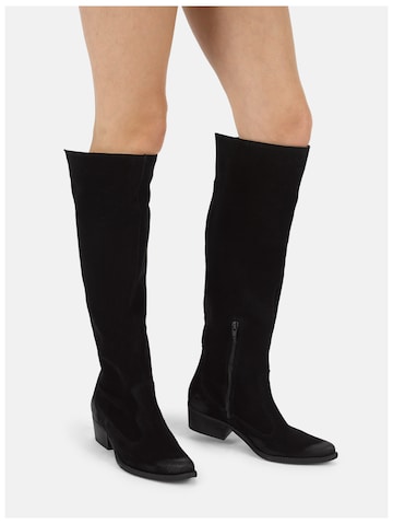 Bottes FELMINI en noir : devant