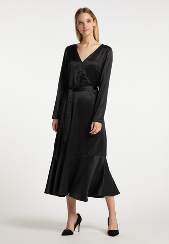 DreiMaster Klassik Платье-рубашка в Черный: спереди
