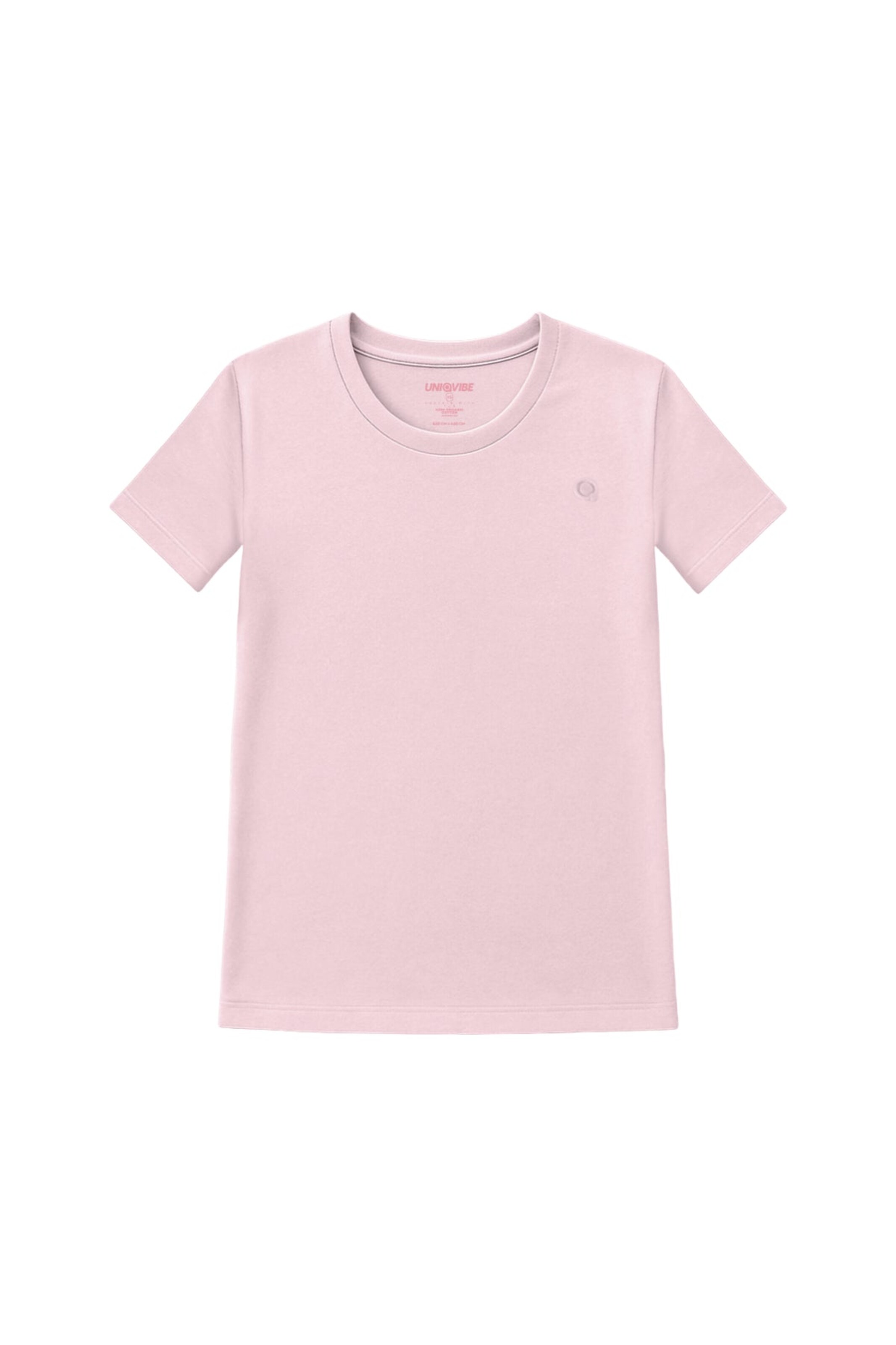 UNIQVIBE Shirt in Pink: front
