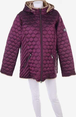 Clarina Steppjacke 4XL in Lila: predná strana