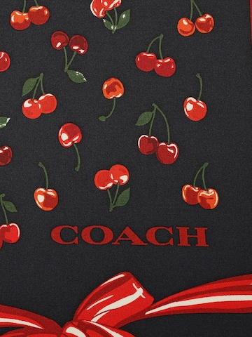 Écharpe 'Cherry Mix' COACH en bleu