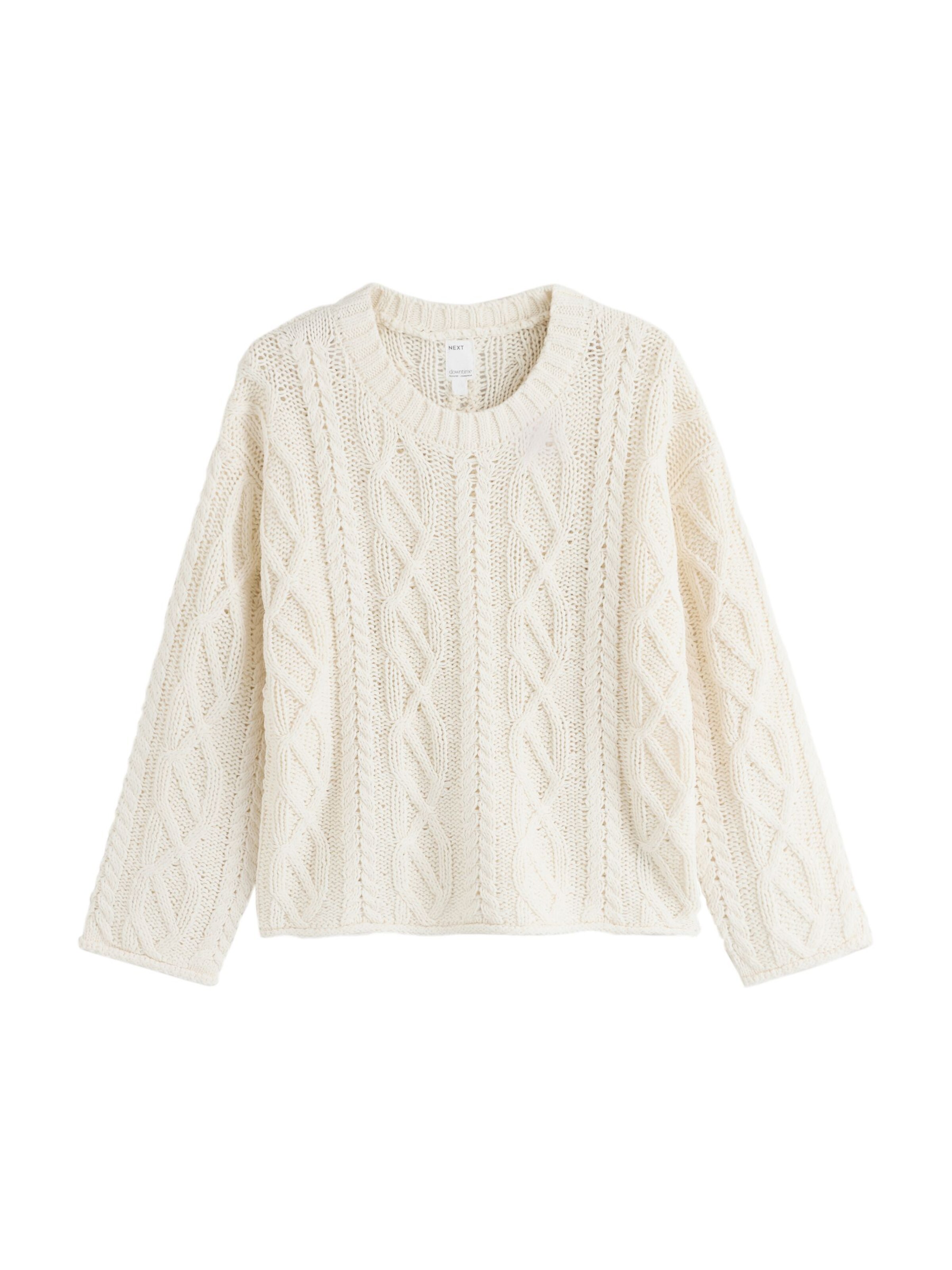 Next Trui in Beige: voorkant