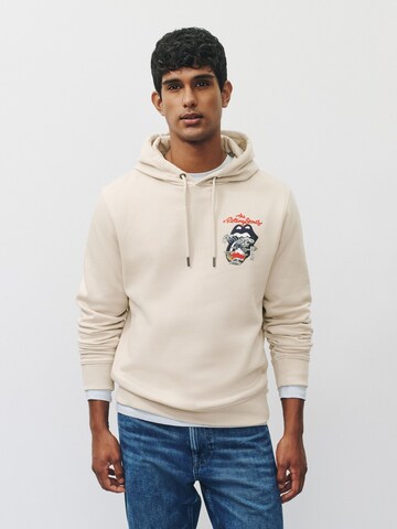 Felpa 'Rolling Stones' di Next in beige: frontale