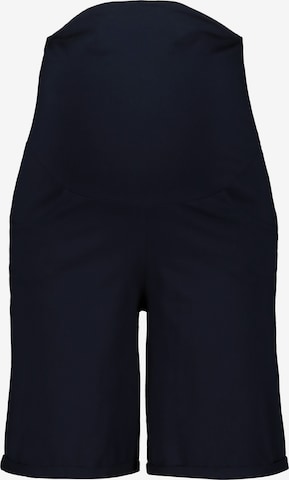 Ulla Popken Regular Broek in Blauw: voorkant