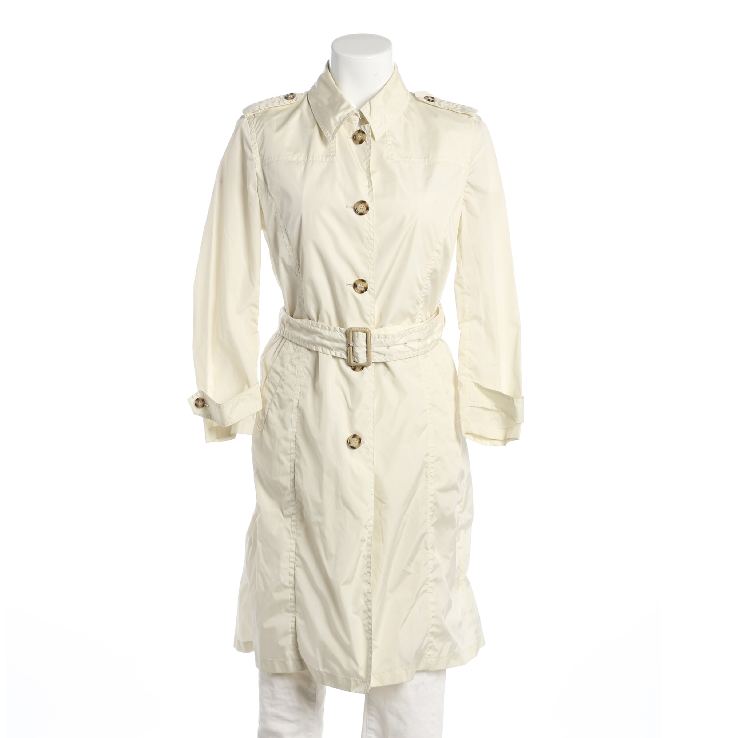 PRADA Jacket & Coat in M in Beige, Item view