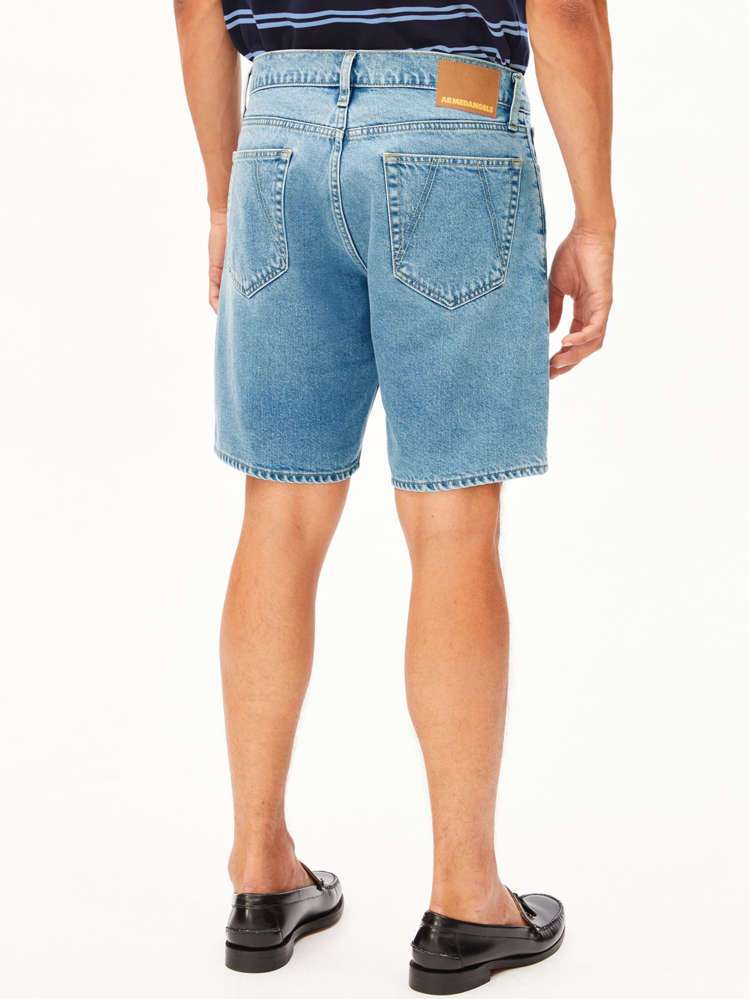 ARMEDANGELS Regular Jeans- Shorts AARVO in Blau