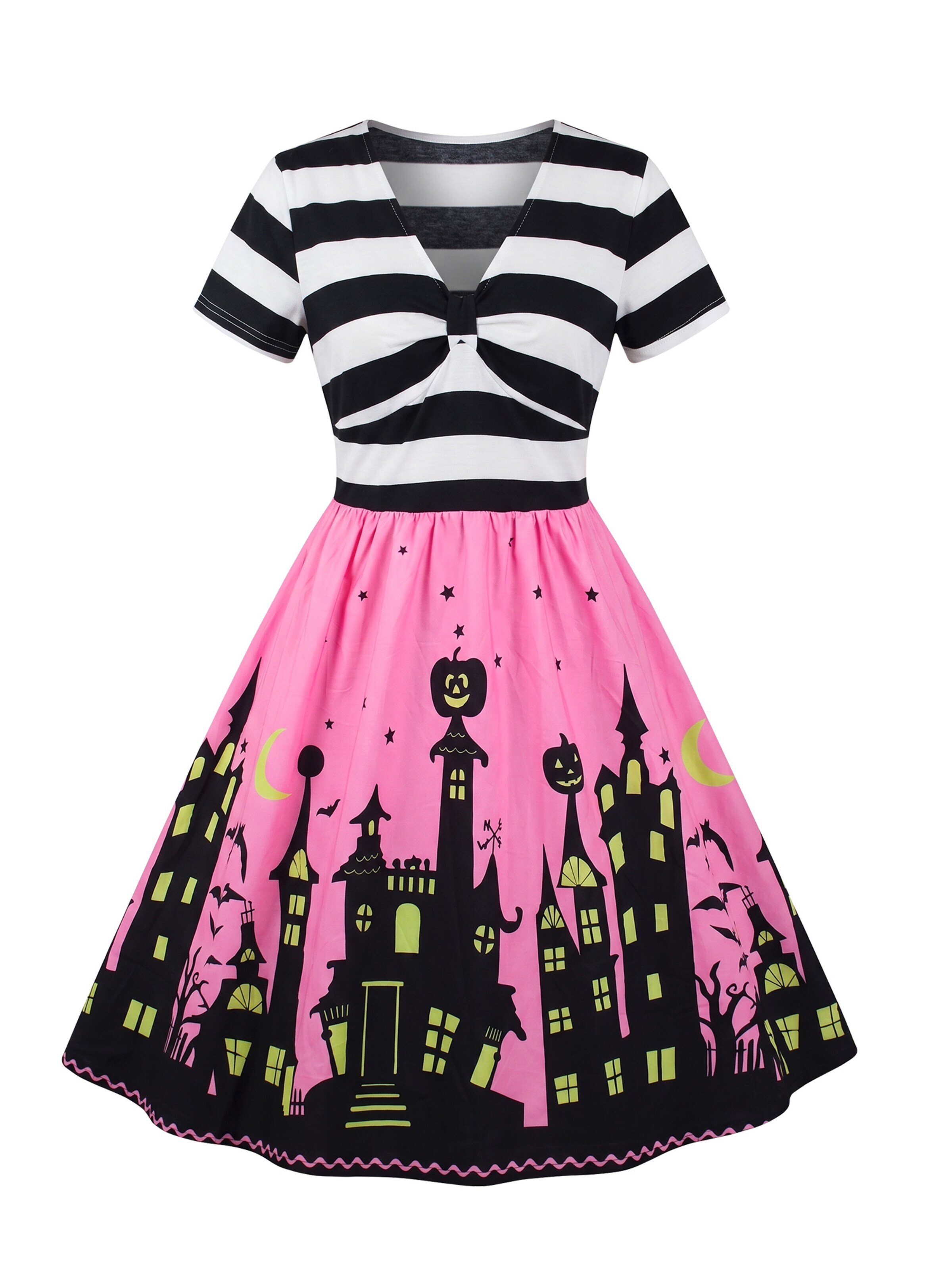 MEETWEE Oversized jurk in Roze: voorkant