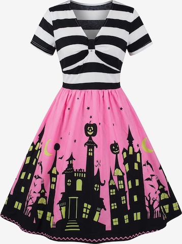 MEETWEE Oversized jurk in Roze: voorkant