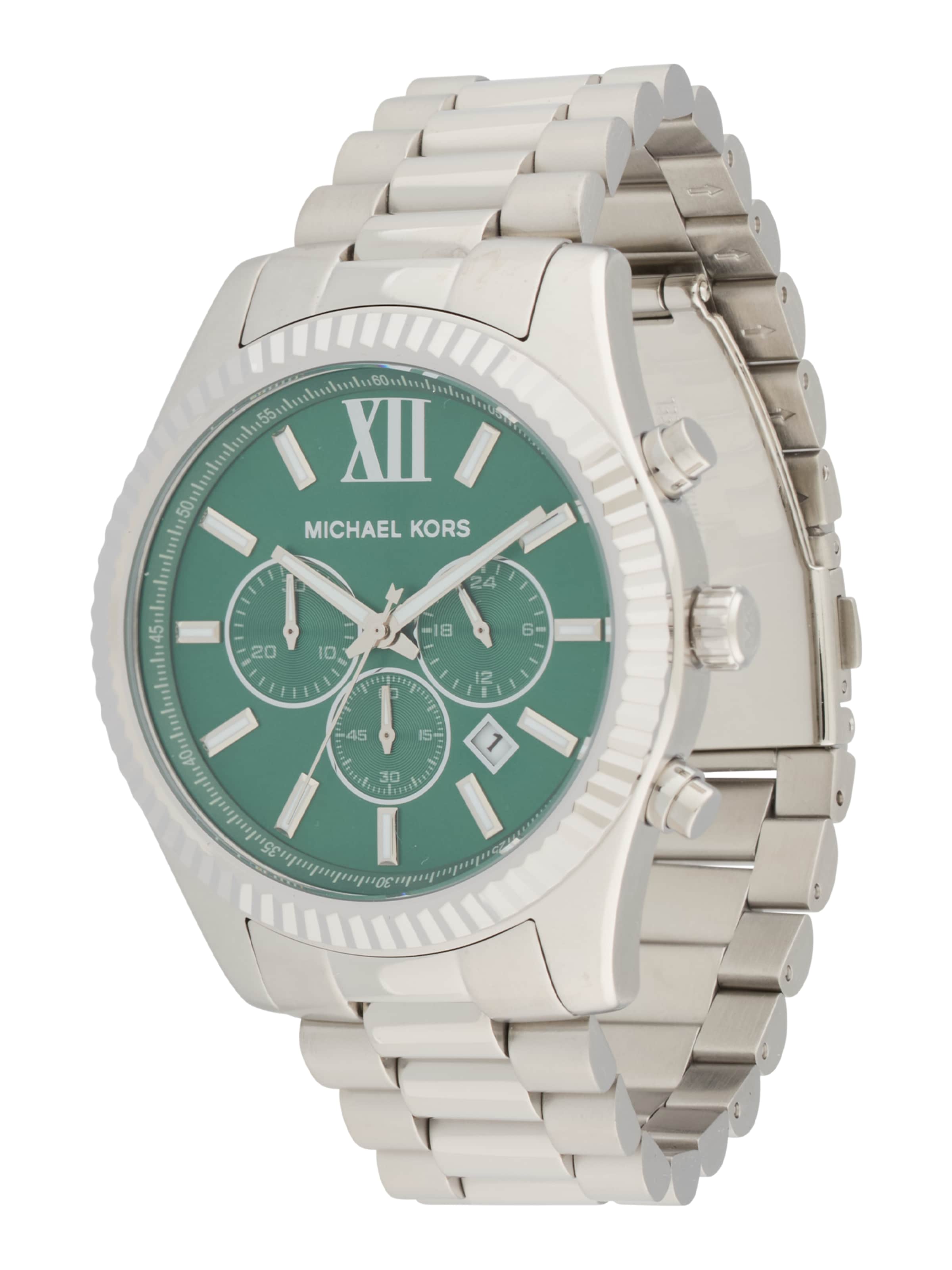 Montre à affichage analogique 'LEXINGTON' Michael Kors en argent : devant