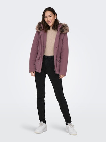 ONLY Winter Parka 'New Starline' in Pink