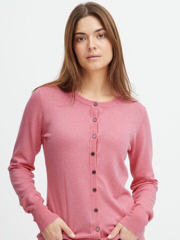 PULZ Jeans Gebreid vest 'Sara' in Roze: voorkant