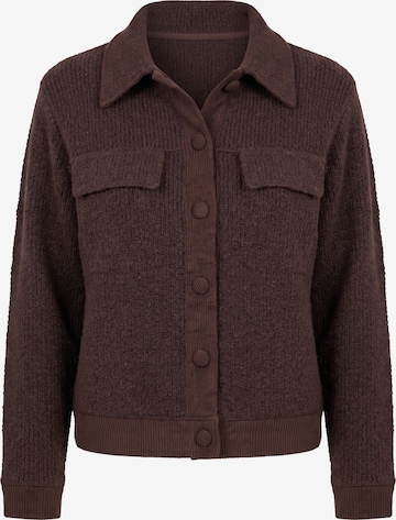Estelou Strickjacke in Braun: Vorderseite