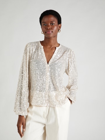 Lindex Blouse 'Tindra' in Zilver: voorkant