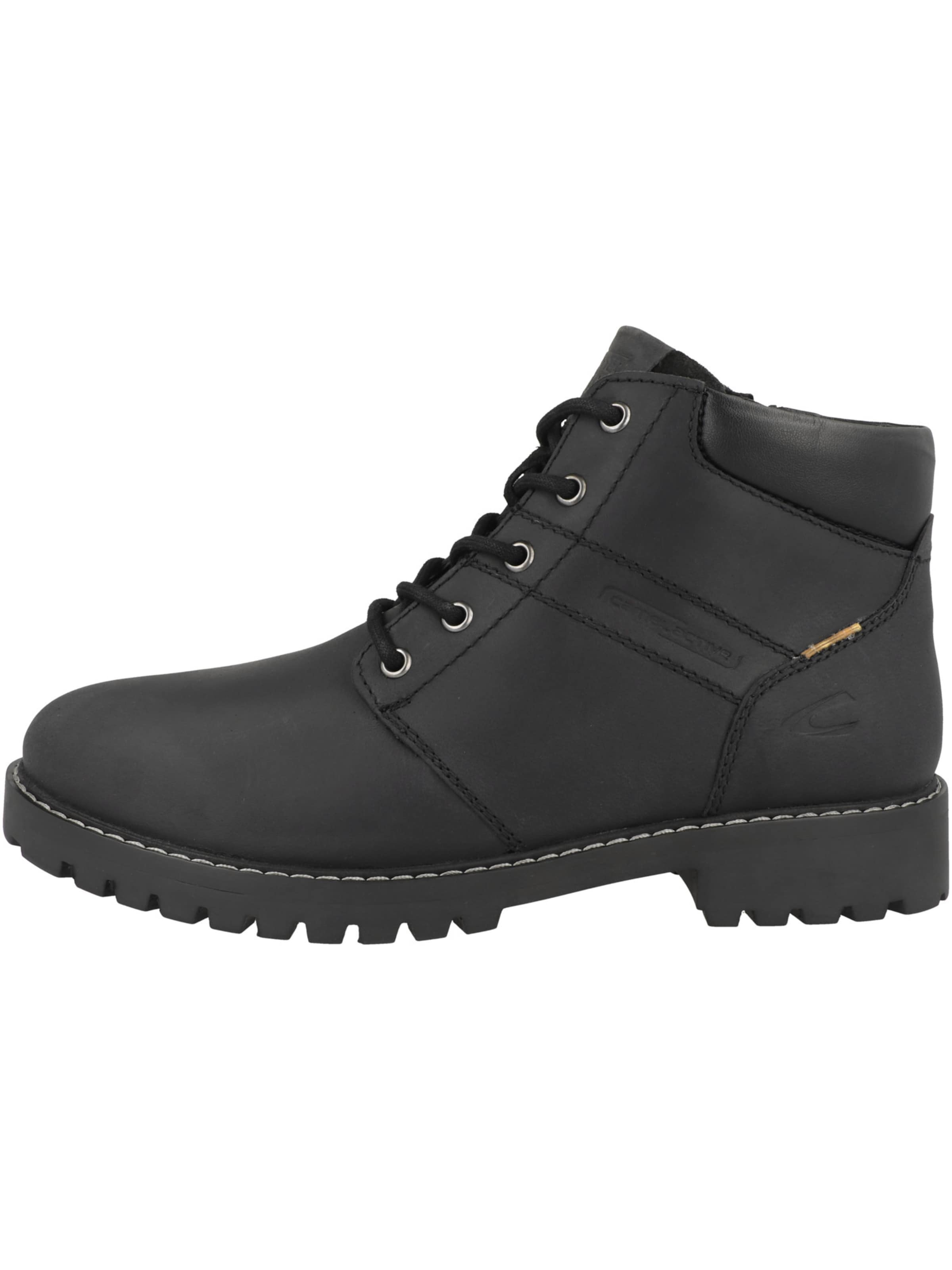 CAMEL ACTIVE Lace-Up Boots 'BUST' in Black