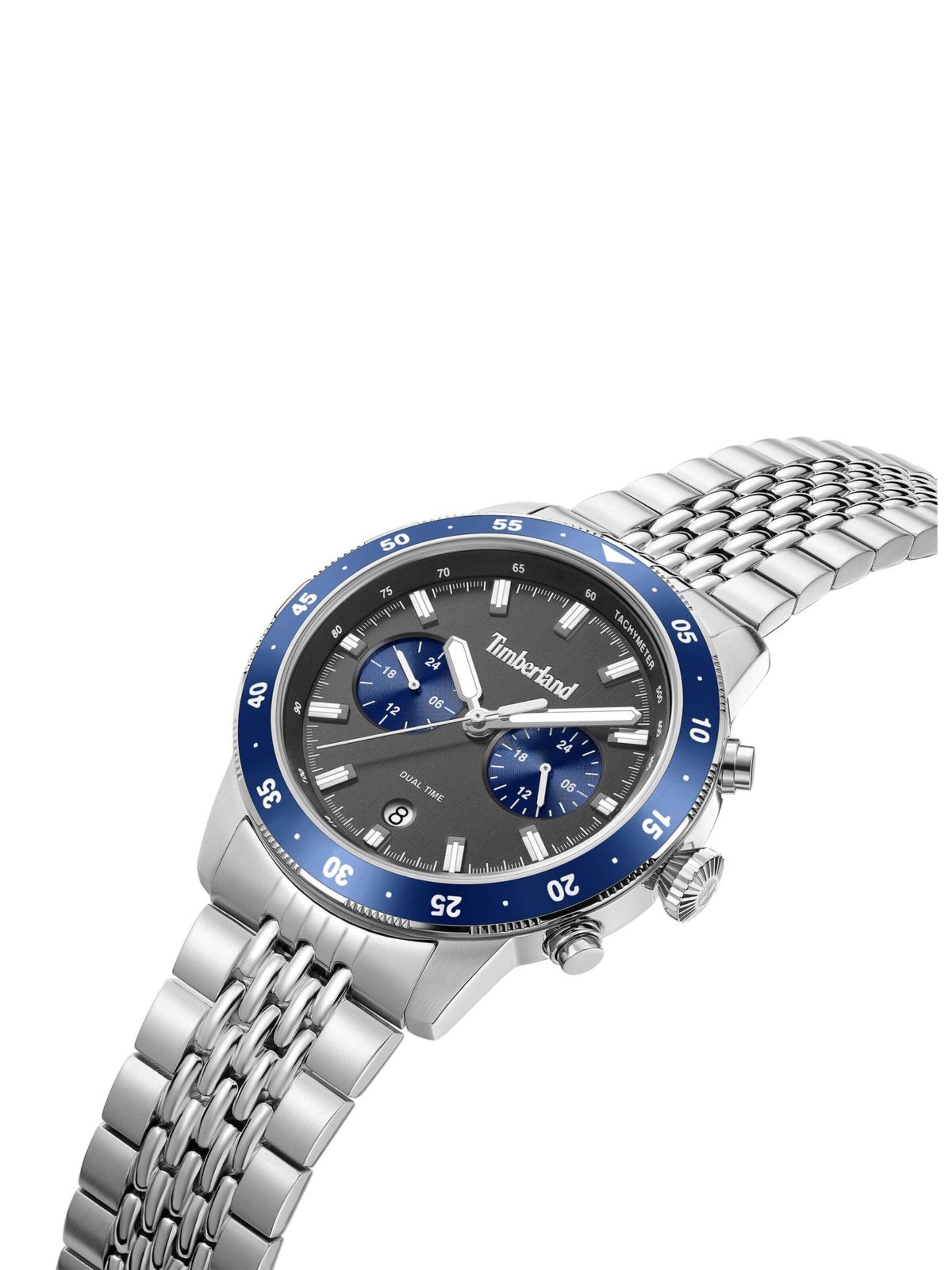 TIMBERLAND Zegarek analogowy 'Duo-time watch Parkman' w kolorze niebieski