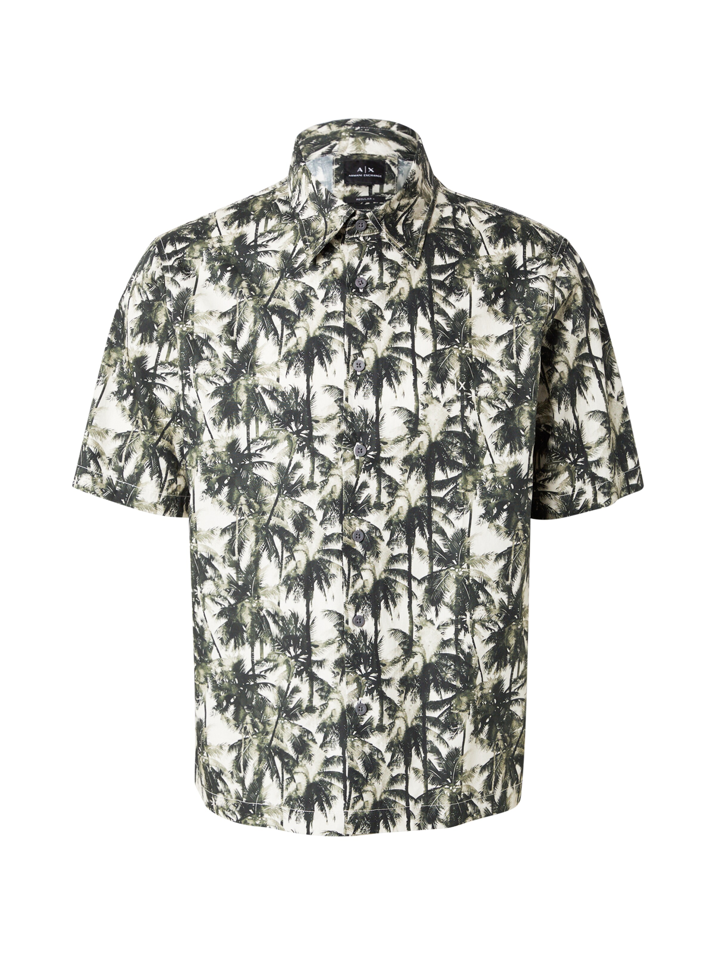 ARMANI EXCHANGE Tavaline suurus Triiksärk, värv valge: eest vaates