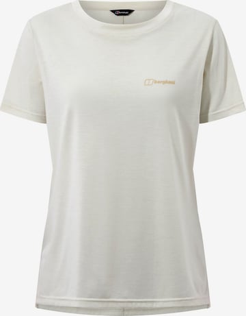 T-shirt fonctionnel Berghaus en blanc : devant