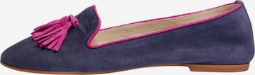 Flarelle - Sapato Slip-on 'Vellutina' em azul: frente