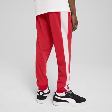 PUMA Tapered Trousers 'T7 Always On' in Red