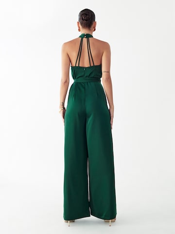 BWLDR Kezeslábas 'CREST' - zöld: hátul