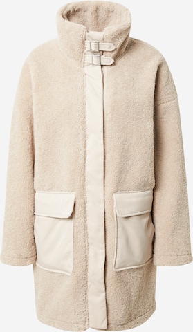 ESPRIT Between-Seasons Coat 'Teddy' in Beige: front