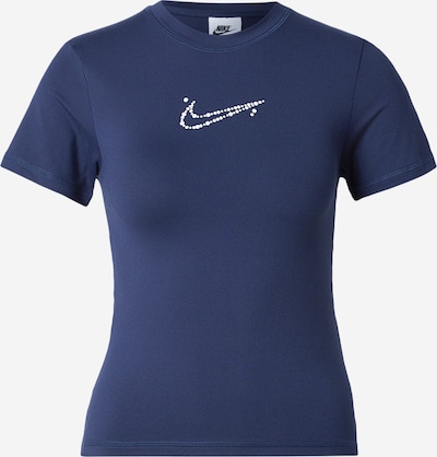 Marškinėliai iš Nike Sportswear, spalva – tamsiai mėlyna / balta, Prekių apžvalga