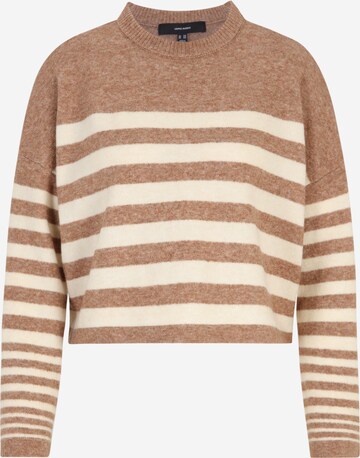 Vero Moda Petite Sweater in Brown: front