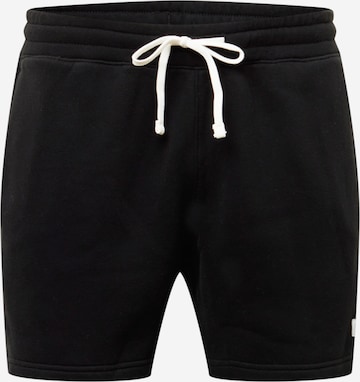 Pantaloni de la HOLLISTER pe negru: față