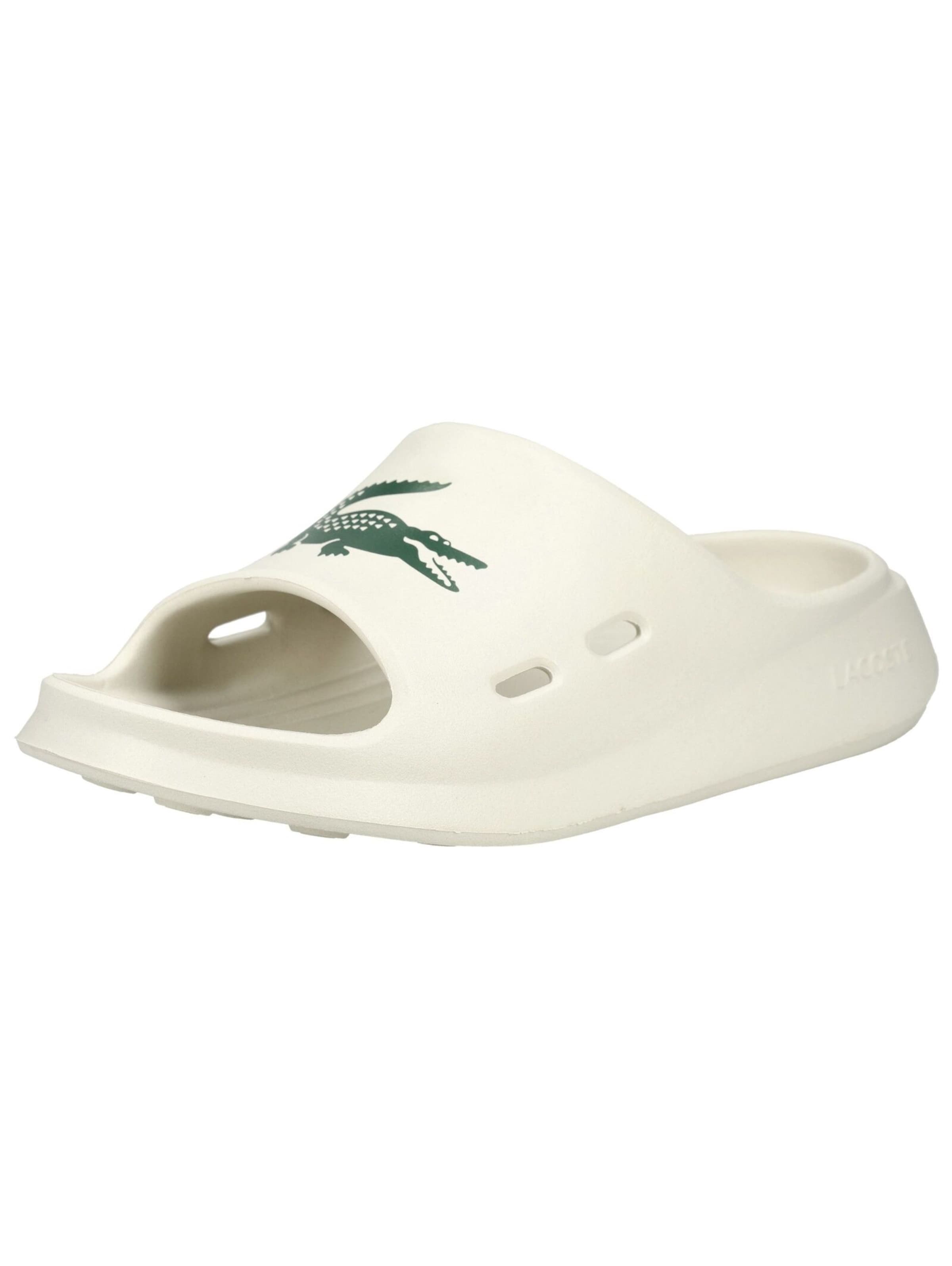 LACOSTE Mule in White: front