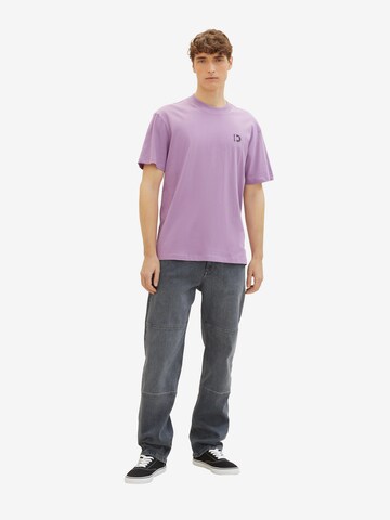 TOM TAILOR DENIM T-Shirt in Lila