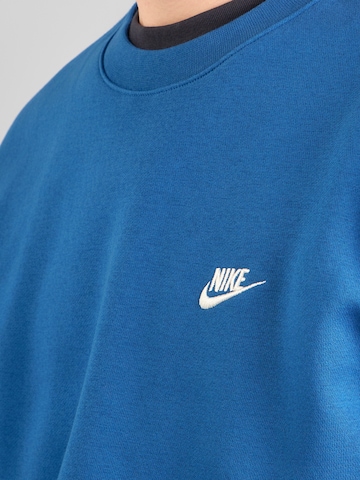 Nike Sportswear Sweatshirt 'CLUB' in Blauw