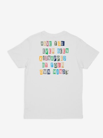 ABOUT YOU DROP Shirt 'Kidnapped mind' in White: front