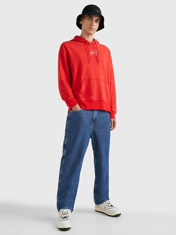 Sweat-shirt Tommy Jeans en rouge