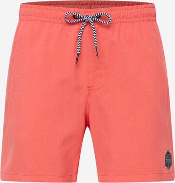 PROTEST Plavecké šortky 'DAVEY' - Červená: predná strana